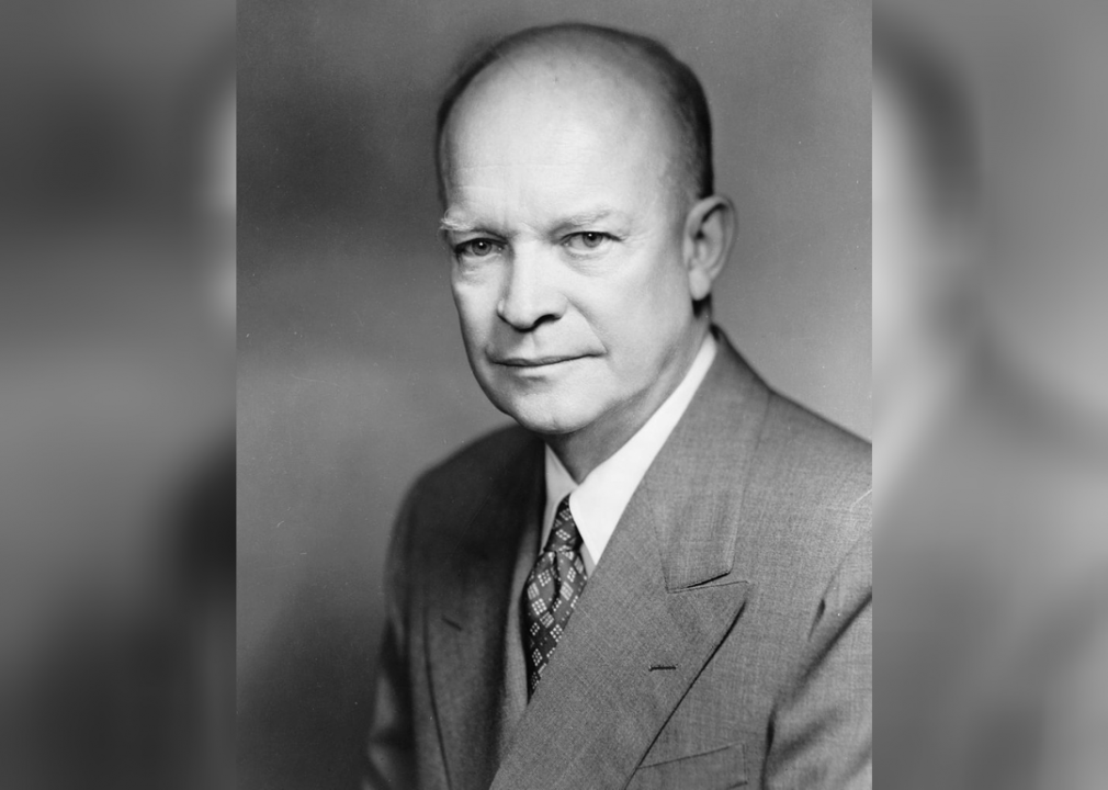 1952: Dwight D. Eisenhower is elected as the 34th president